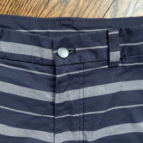 Men's Lululemon KAHUNA Shorts Size 38 Blue Striped - Picture 4 of 7